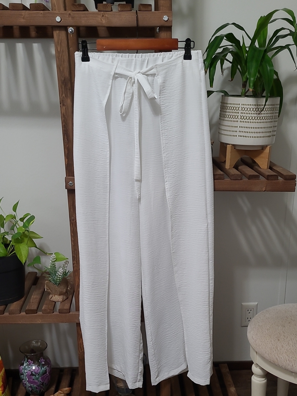 Beautiful Tie Front Beach Pants